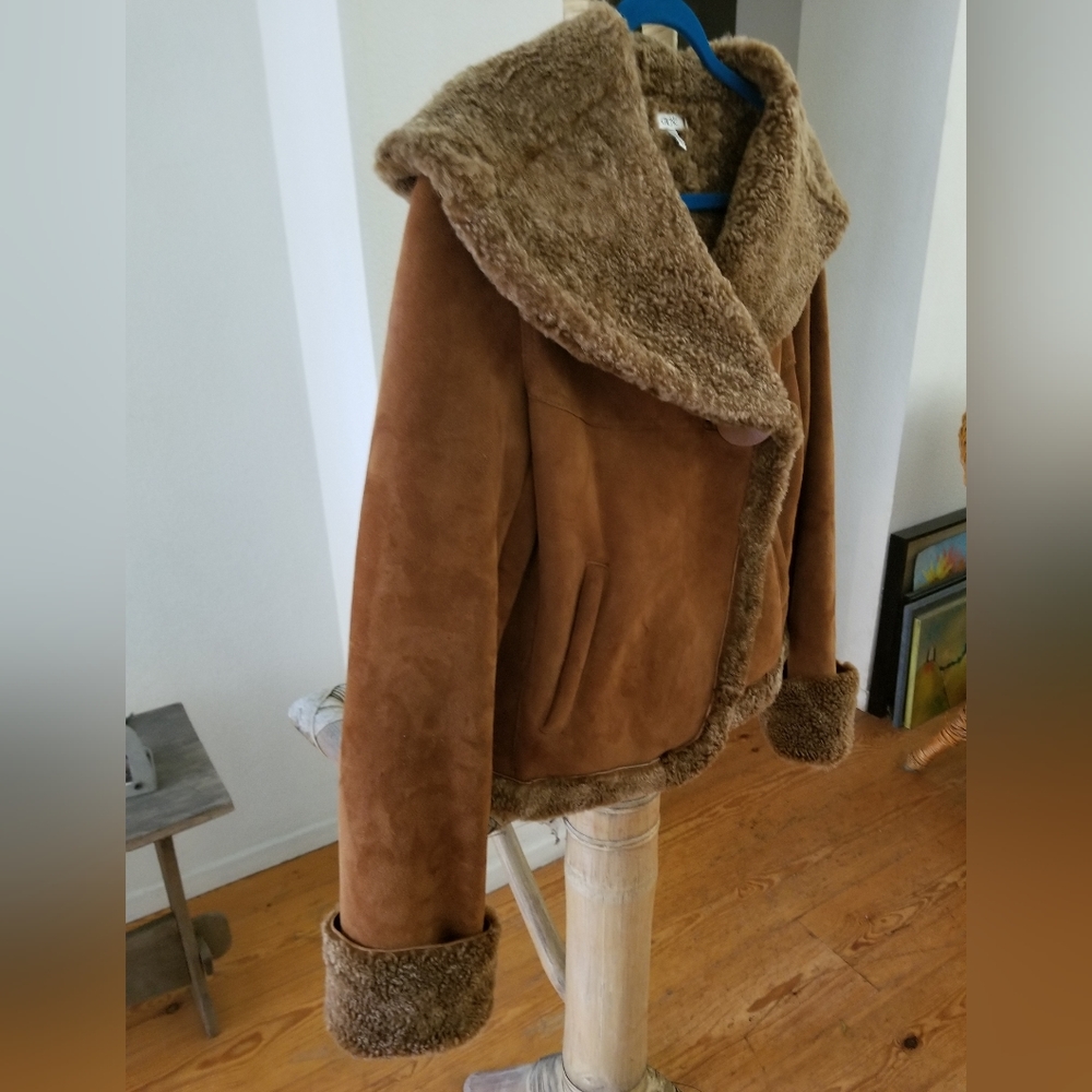Cache Cinnamon Shearling Jacket 8 - image 3